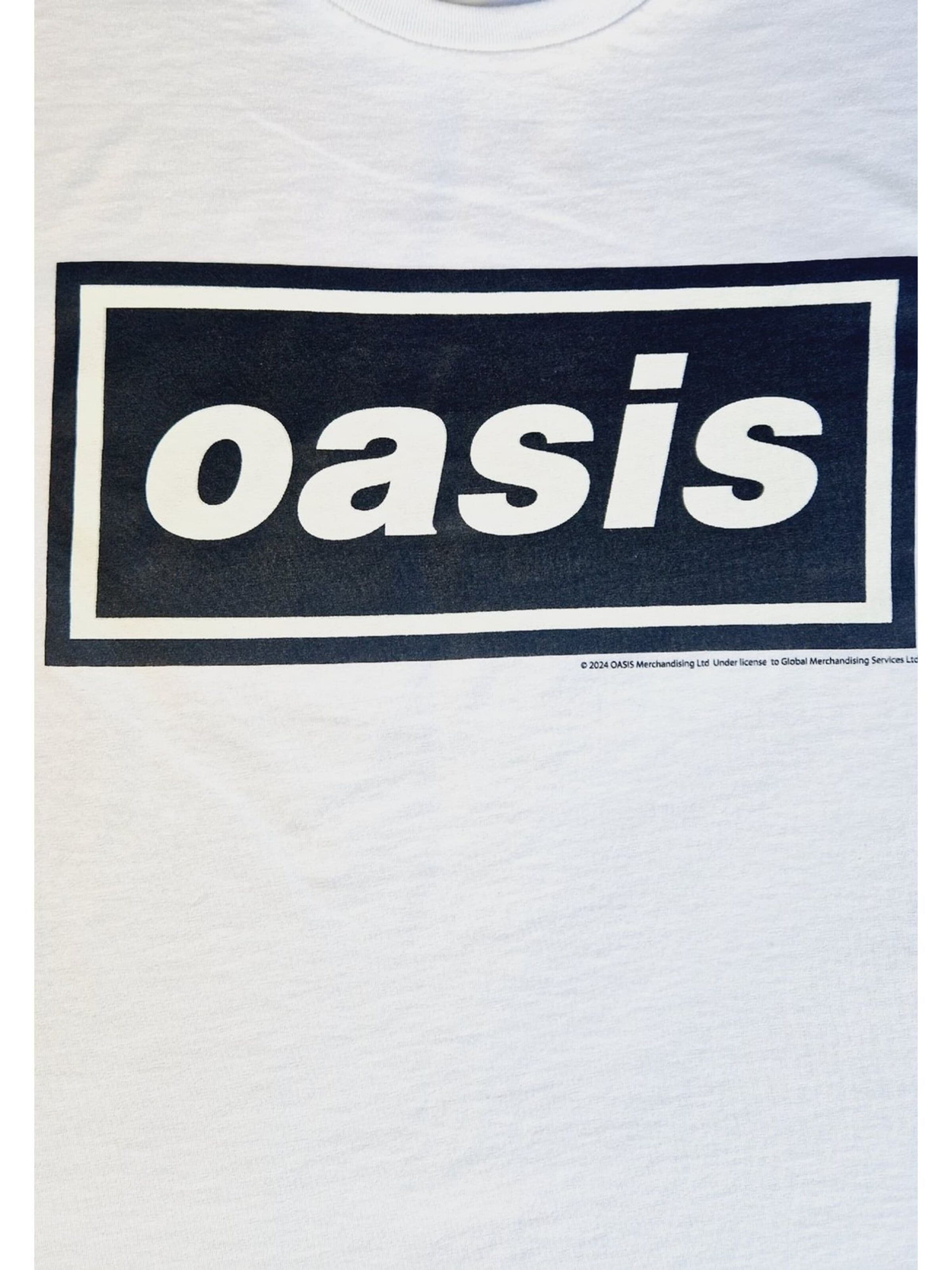 Oasis Shirt 'Oasis Decca Logo T-Shirt' in White
