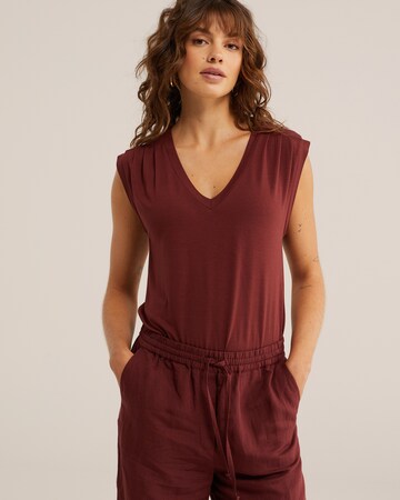 WE Fashion Top in Rot: Vorderseite