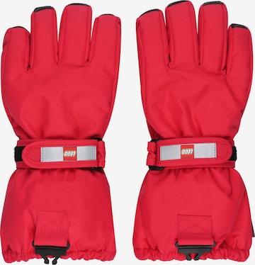 LEGO® kidswear Athletic Gloves 'ATLIN 700' in Red: front