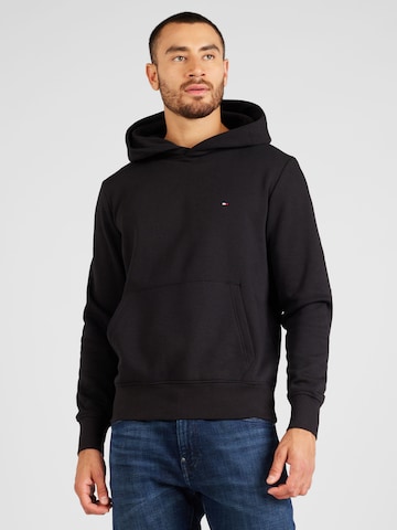 TOMMY HILFIGERSweater majica - crna boja: prednji dio