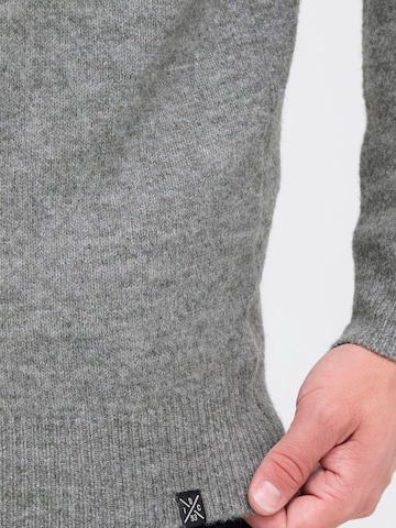 INDICODE JEANS - Pullover ' IDBercell ' em cinzento