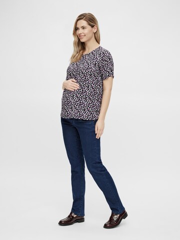 Pieces Maternity Blouse 'Nya' in Zwart
