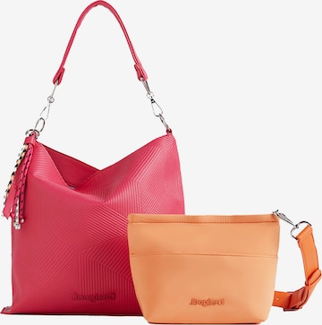 Desigual Shoulder Bag in Pink: front