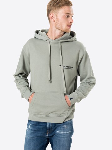 True Religion Sweatshirt in Green: front