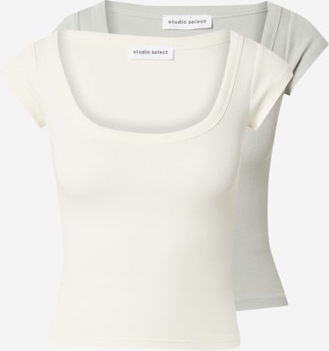 T-shirt 'Ines' studioselect en vert : devant