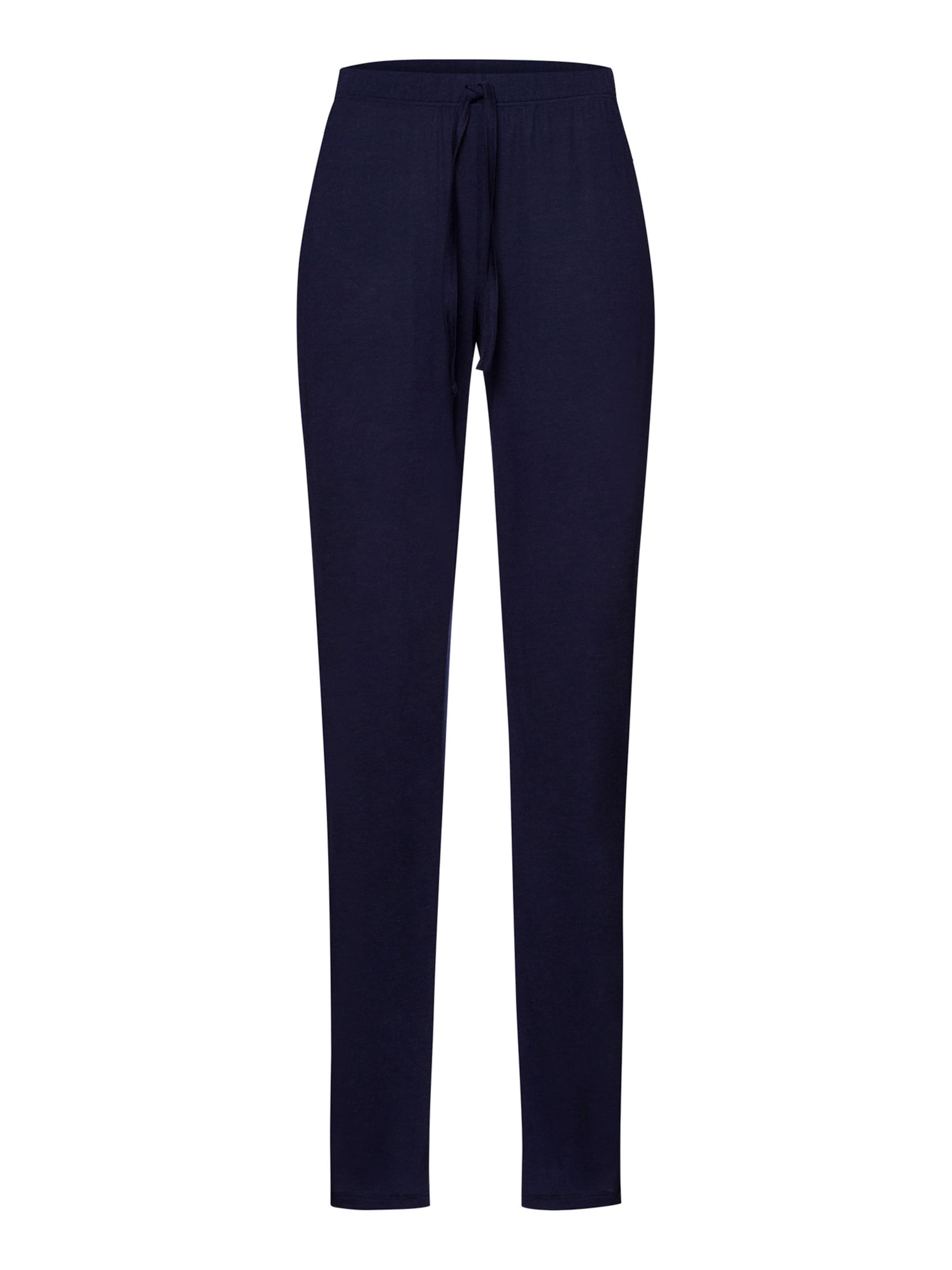 Hanro Regular Sweatpants ' Natural Wear ' in Blau: Vorderseite