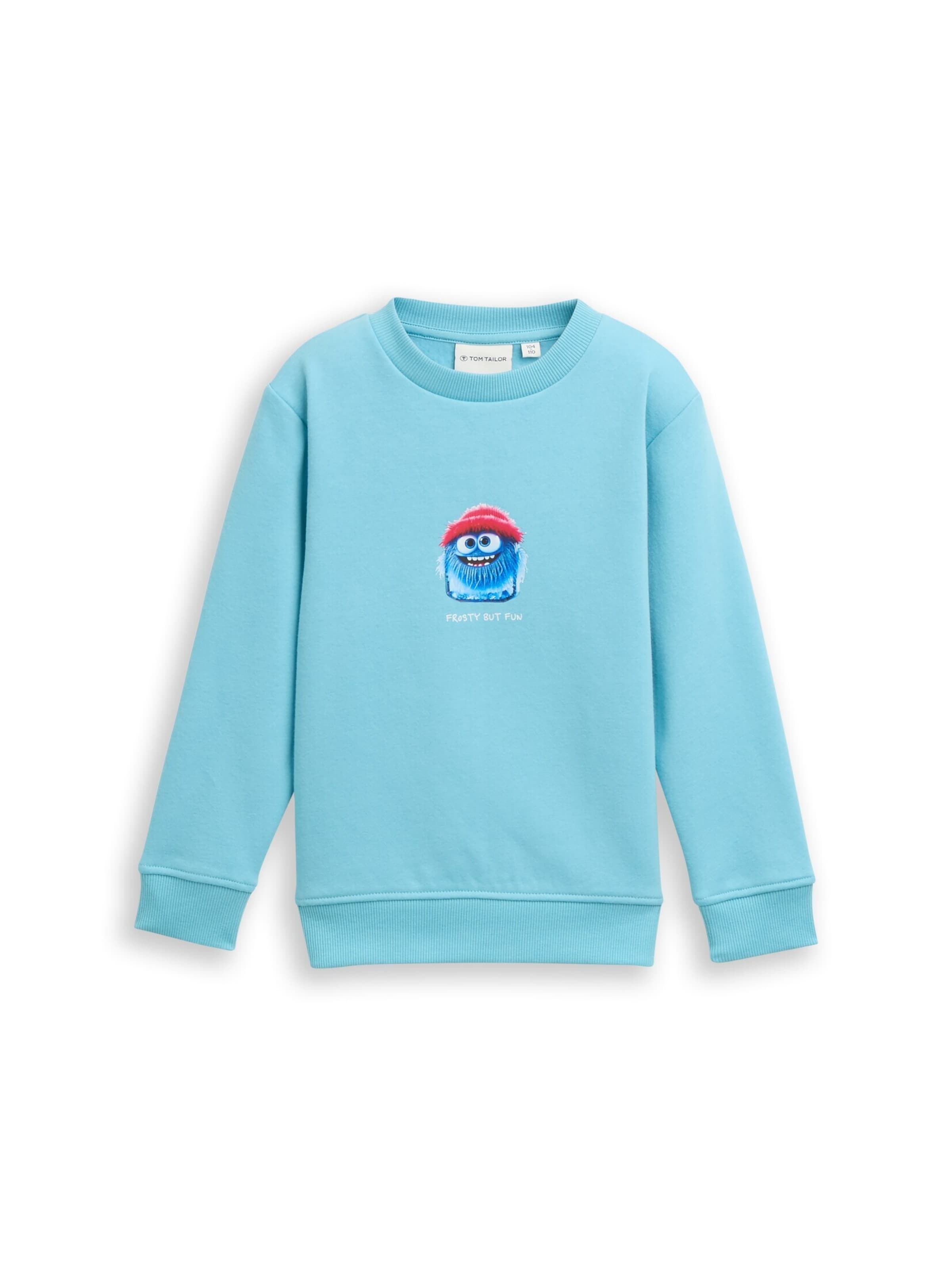 TOM TAILOR Sweatshirt in Blue: front