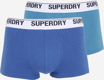 Boxers Superdry en bleu : devant