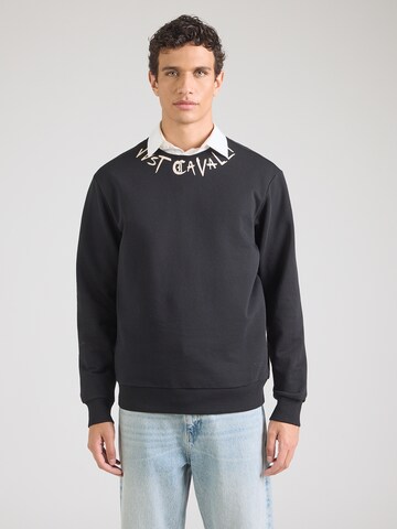 Just Cavalli Mikina - Čierna: predná strana