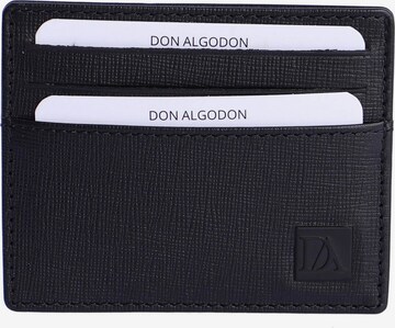 Don Algodon - Cartera 'Tarjetero para hombre Marco de piel con protección RFID' en negro: frente