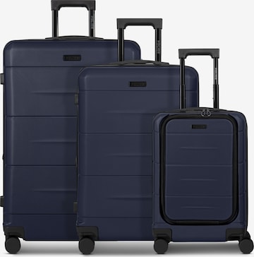 Ensemble de bagages POLICE en bleu : devant