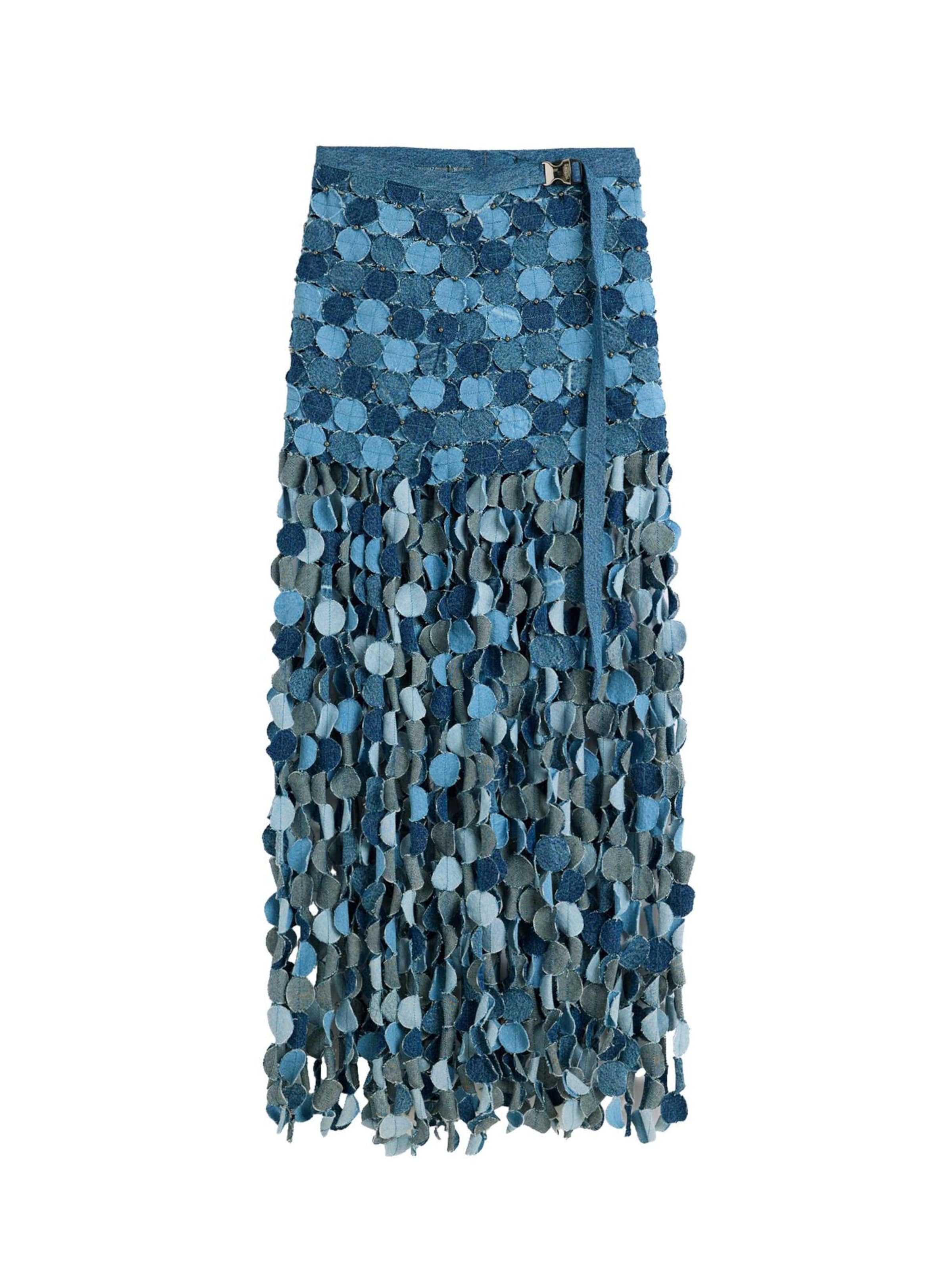 Gonna in 34-42 Desigual di colore navy / blu denim, Visualizzazione prodotti
