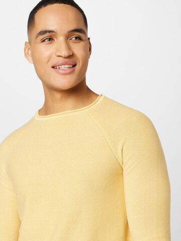 Only & Sons Regular Fit Pullover 'DEXTOR' in Gelb
