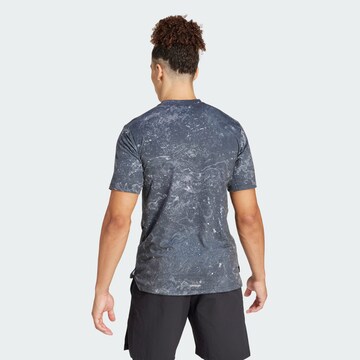 T-Shirt fonctionnel 'Power Workout' ADIDAS PERFORMANCE en gris