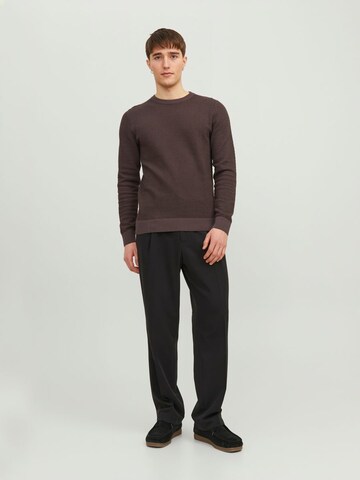 JACK & JONES Pullover 'Atlas' in Braun