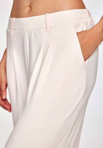 H.I.S Wide leg Pleat-Front Pants in Pink