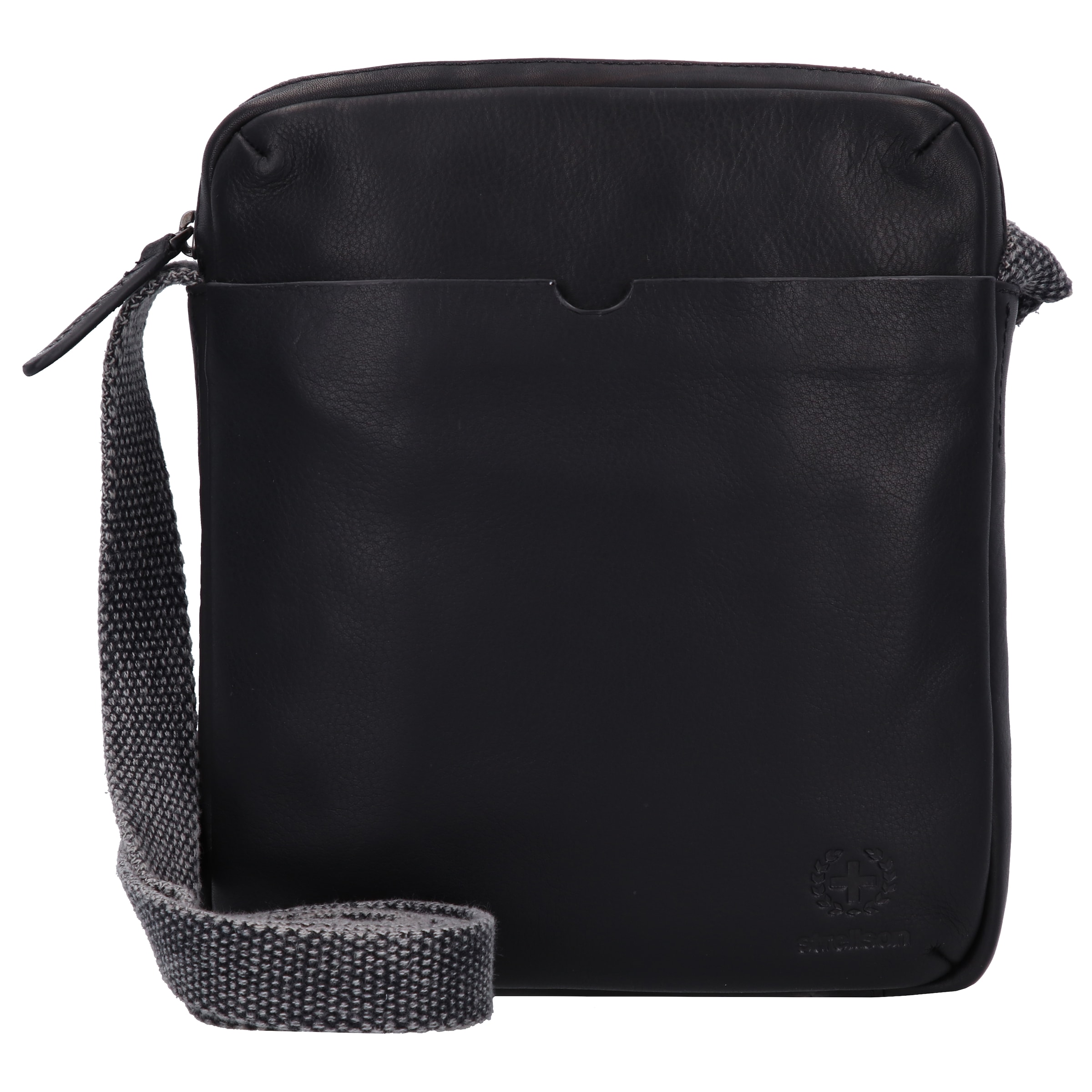 STRELLSON - Mala de ombro 'Stratford' em preto: frente