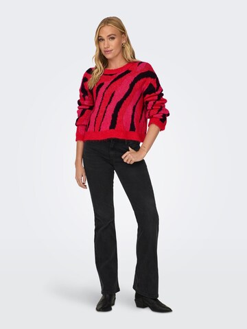 ONLY Sweater 'FLAME' in Pink