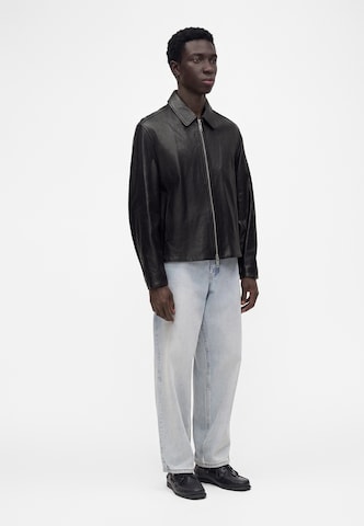 HUGO Between-season jacket 'Liro' in Black: side