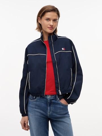 Tommy Jeans Kevad-sügisjope, värv sinine: eest vaates