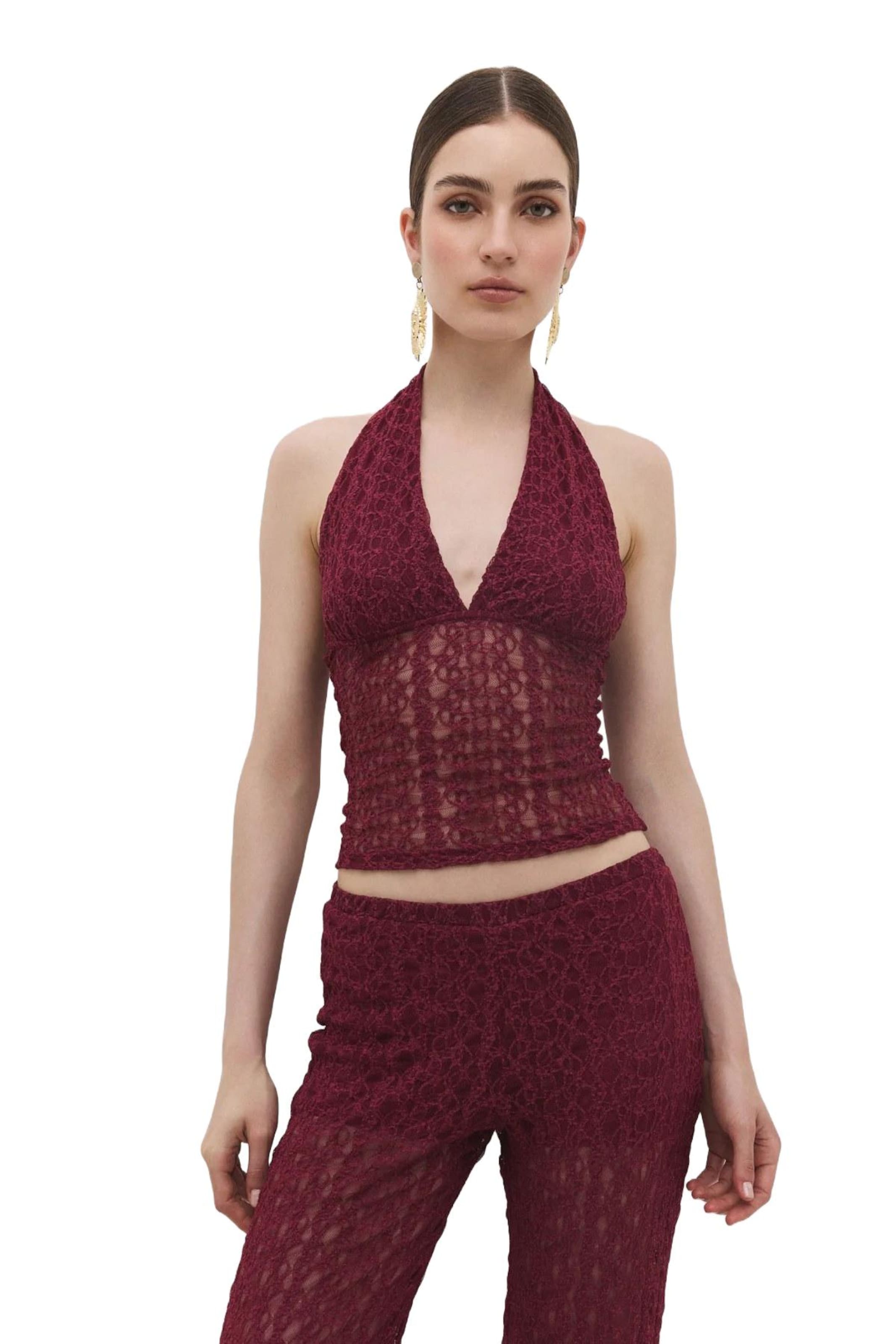 No Matter What Top in Red: front