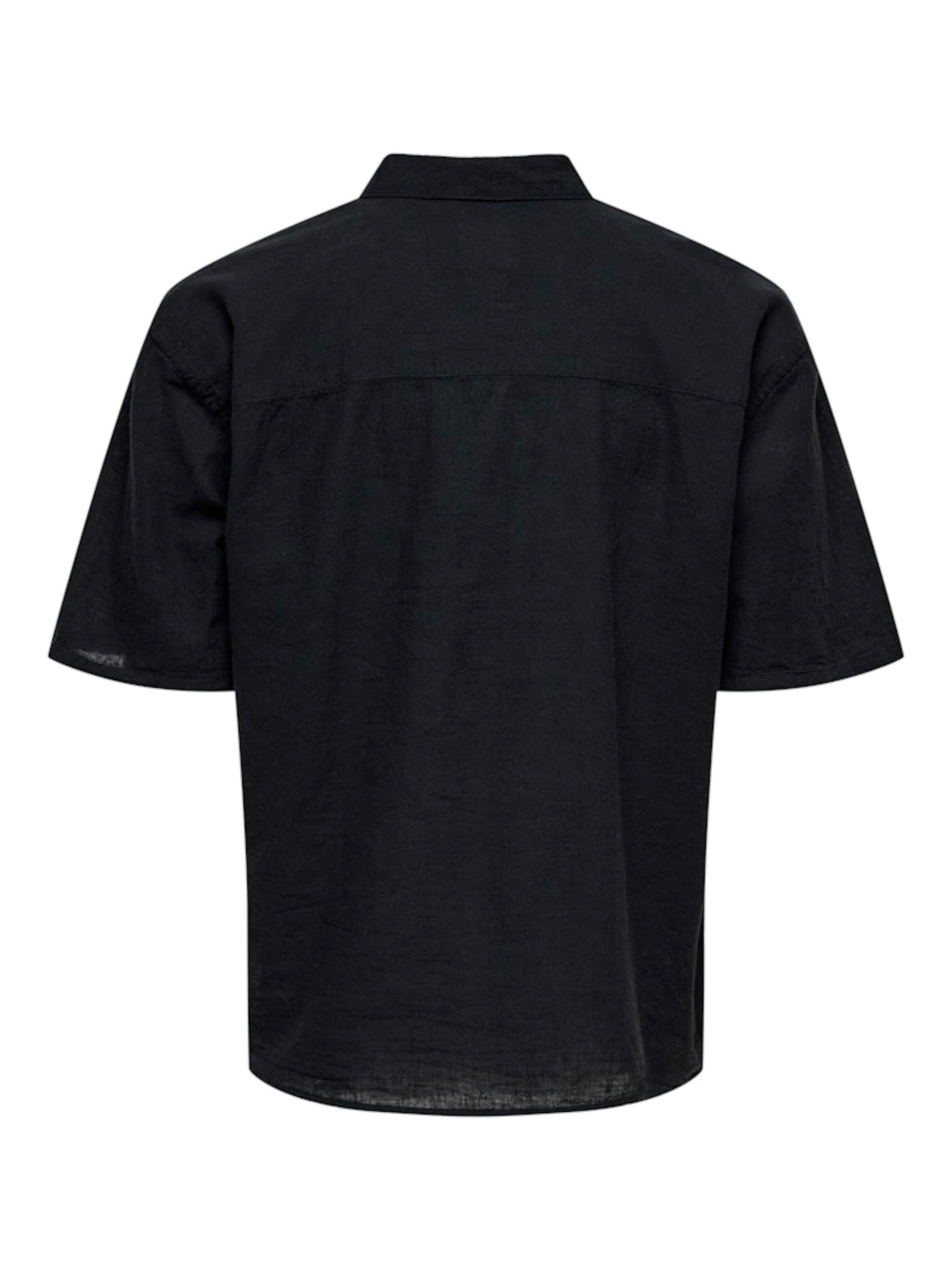 juoda Only & Sons Patogus modelis Marškiniai 'ONSCaiden'