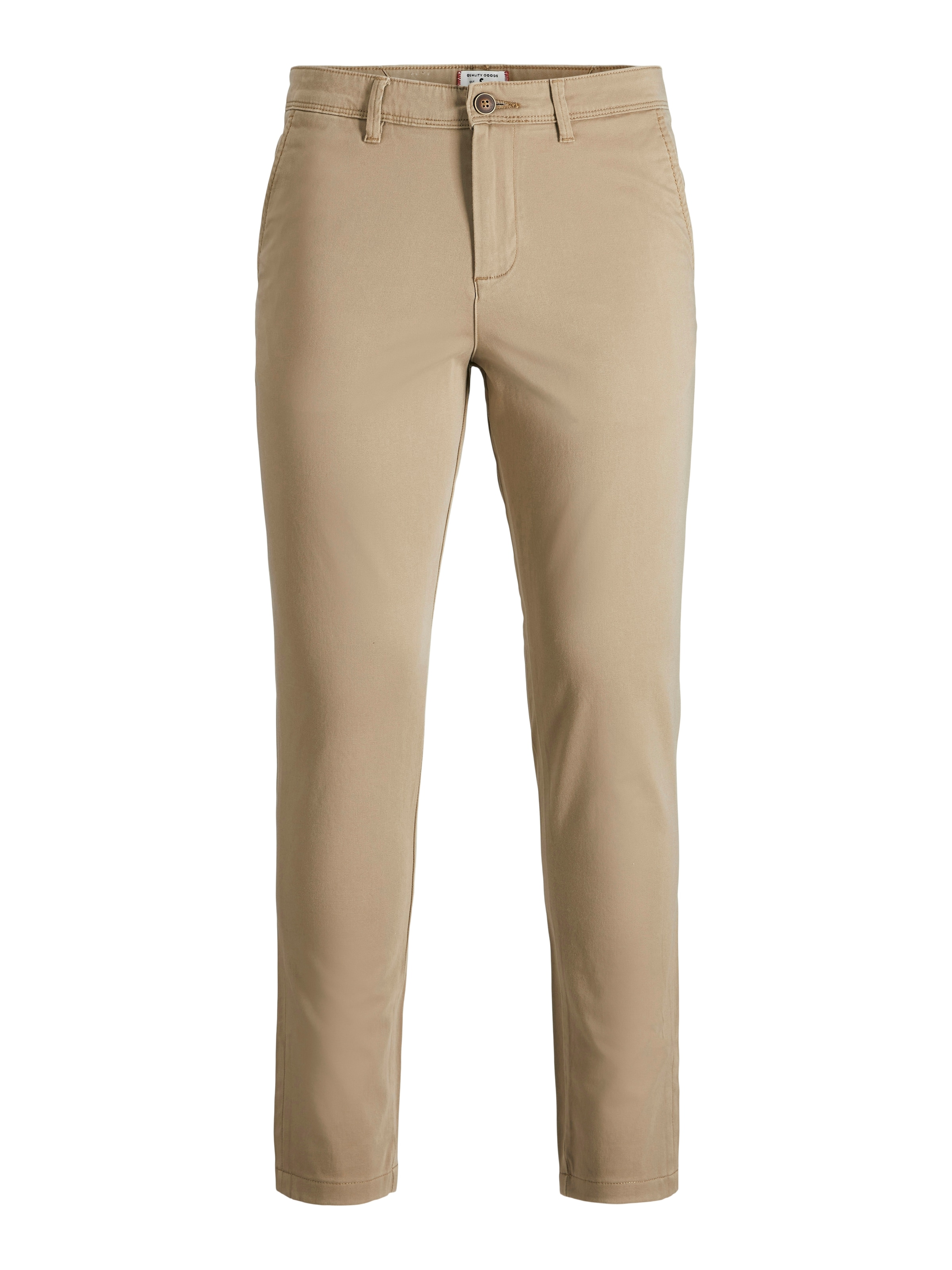 JACK & JONES - Slimfit Pantalón chino 'JJIMarco JJBowie' en beige: frente