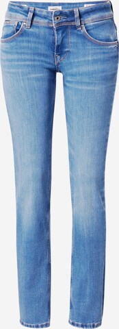 Pepe Jeans - Slimfit Vaquero 'Saturn' en azul: frente