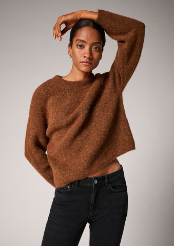 COMMA Sweater in Brown: front