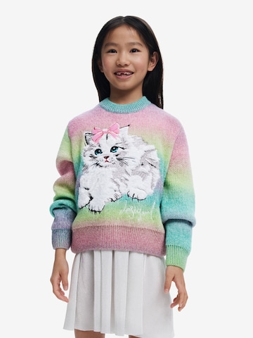 Desigual - Pullover em mistura de cores: frente