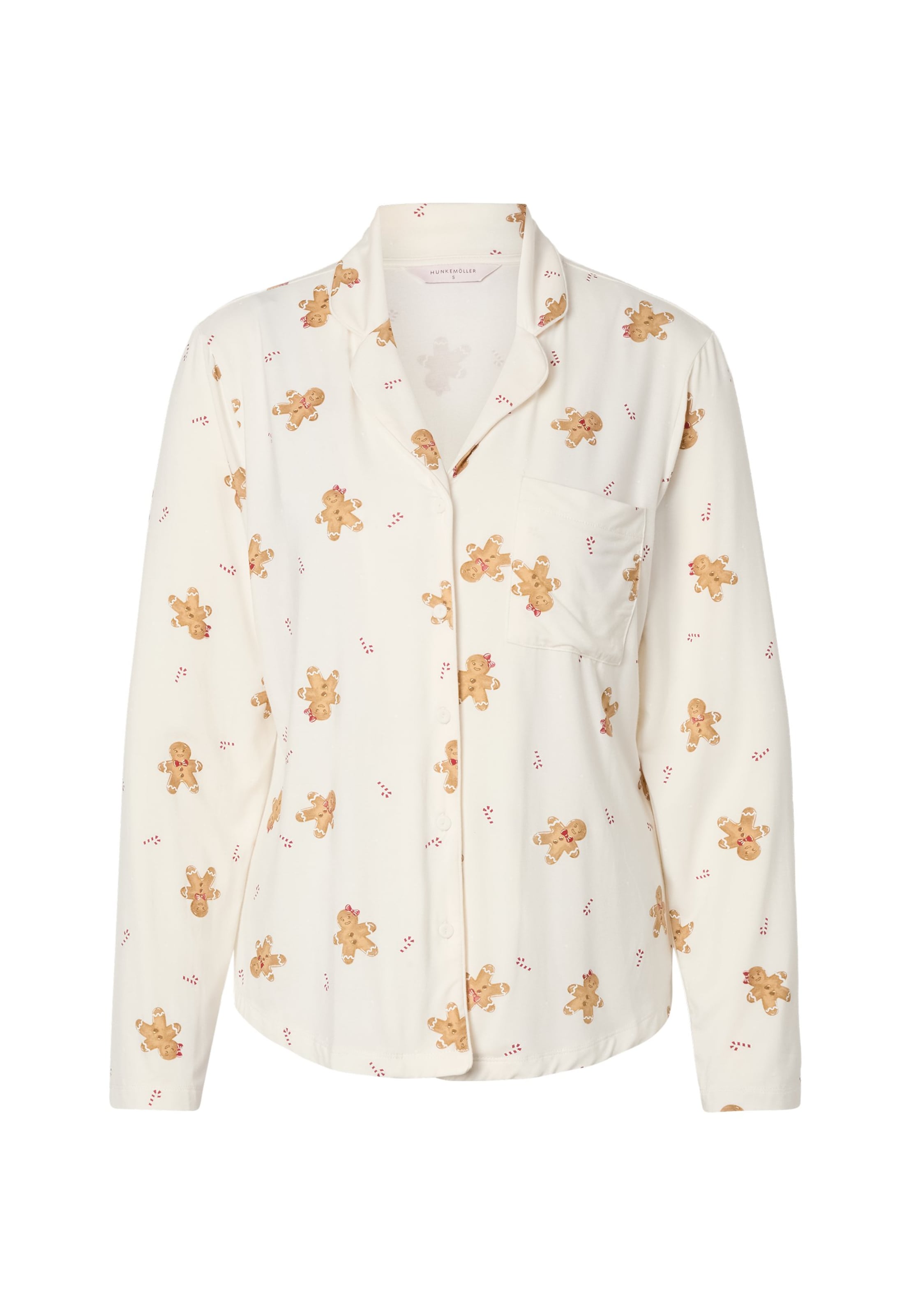 Camicia da notte 'Ess' di Hunkemöller in bianco: frontale