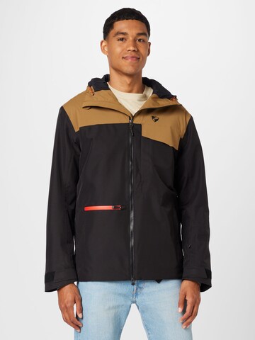 ZIENER Outdoor jacket 'TIATU' in Black: front