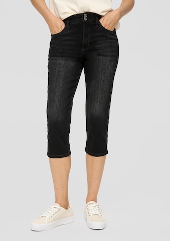 s.Oliver Slimfit Jeans 'Betsy' in Grijs: voorkant