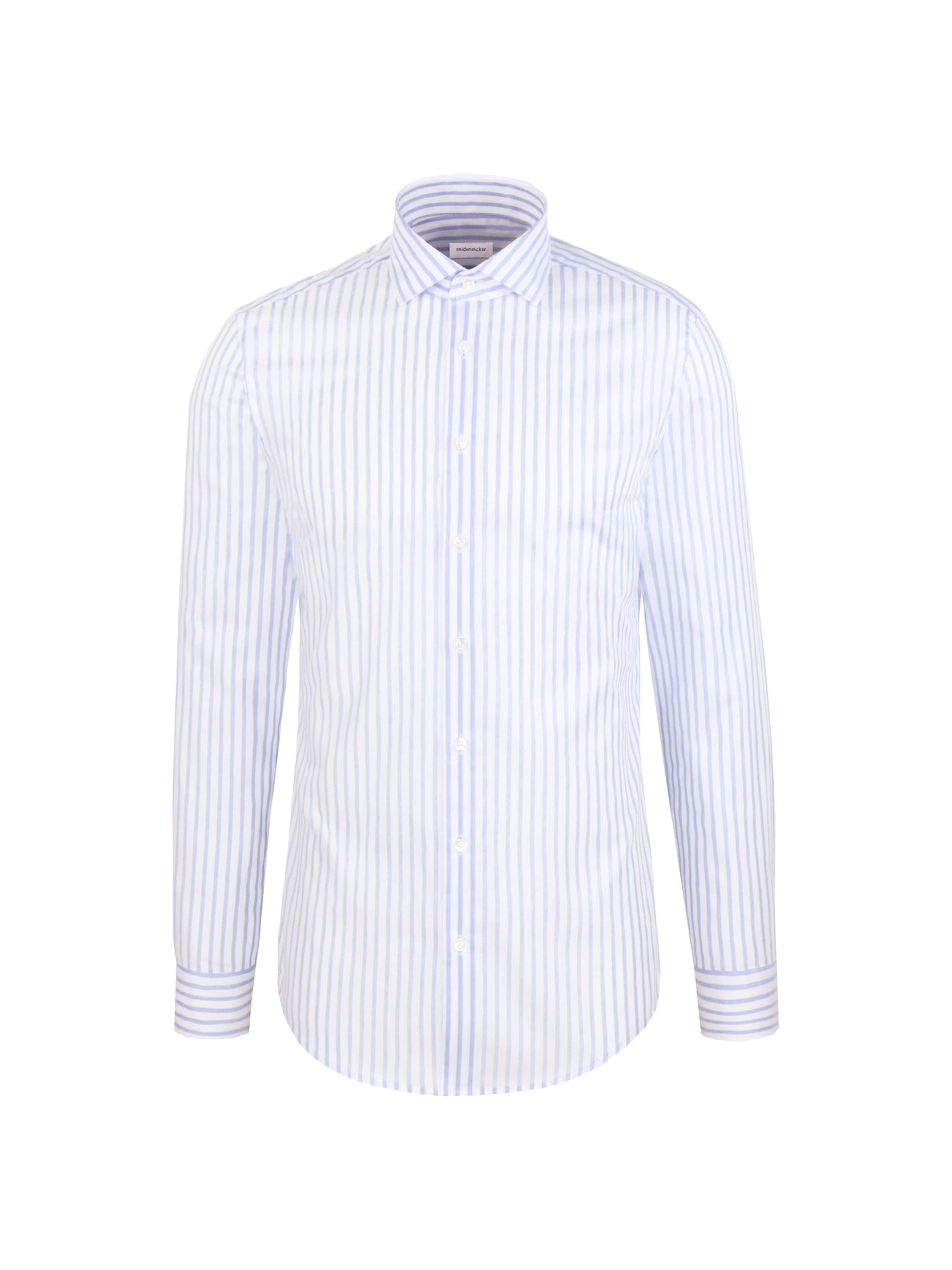 Chemise business ' Schwarze Rose ' SEIDENSTICKER en bleu : devant