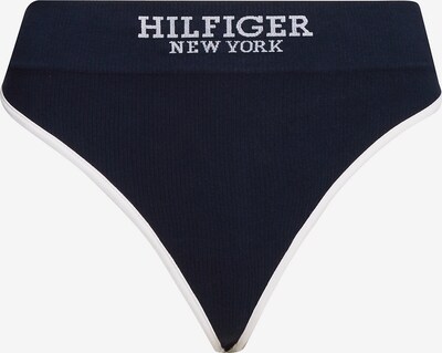 TOMMY HILFIGER Thong 'Piping' in marine blue / White, Item view