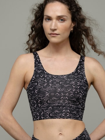 Bustier Soutien-gorge de sport 'Bustier' Hey Honey en gris : devant