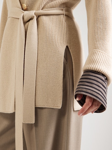 Max Mara Leisure Вязаная кофта 'AFFORI' в Бежевый
