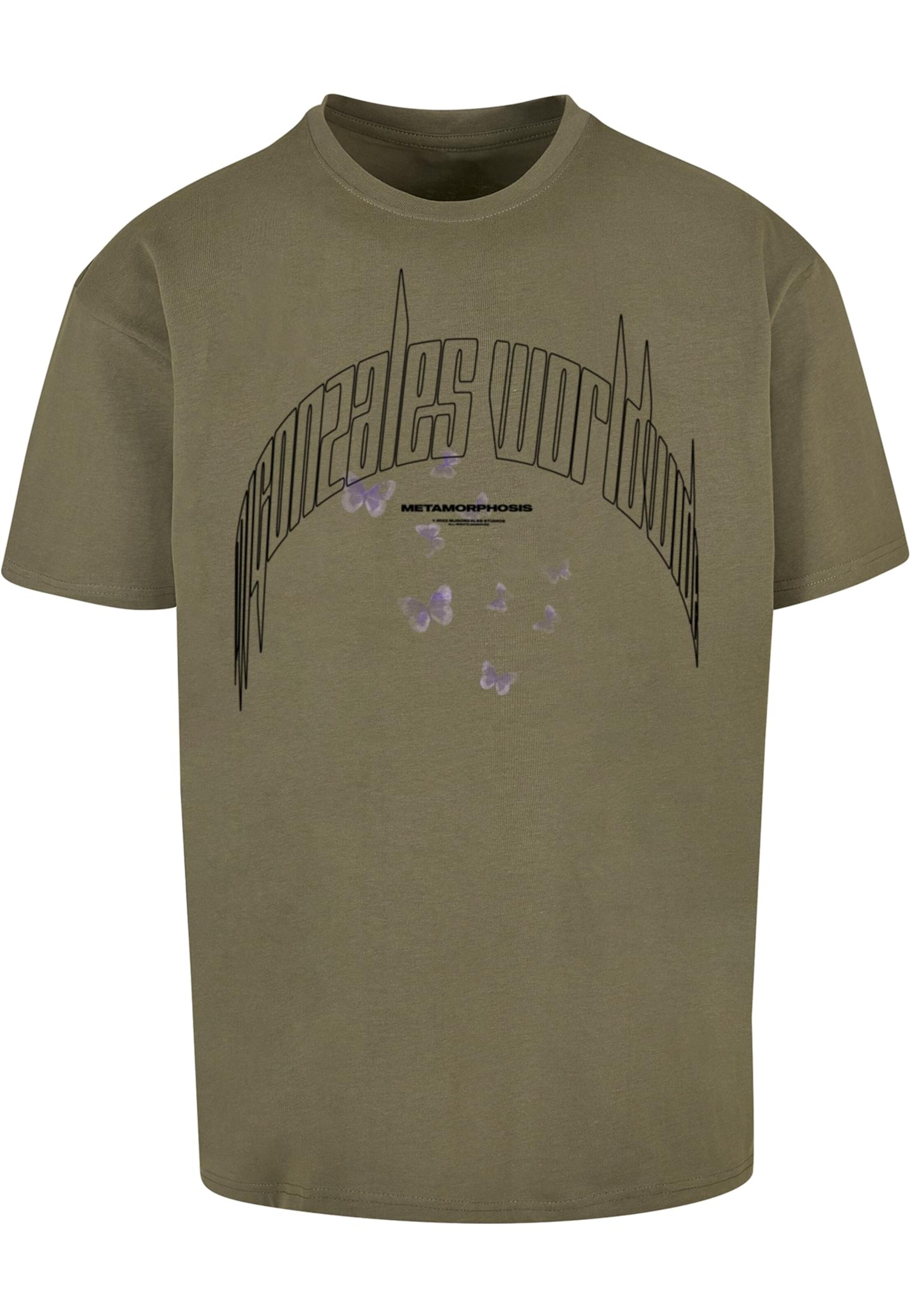 T-Shirt 'Metamorphose V.3' MJ Gonzales en vert : devant