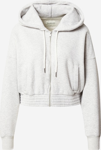 Abercrombie & Fitch Sweat jacket in Grey: front