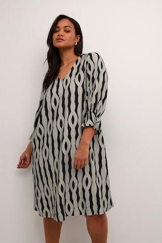 KAFFE CURVE Dress in Grey: front