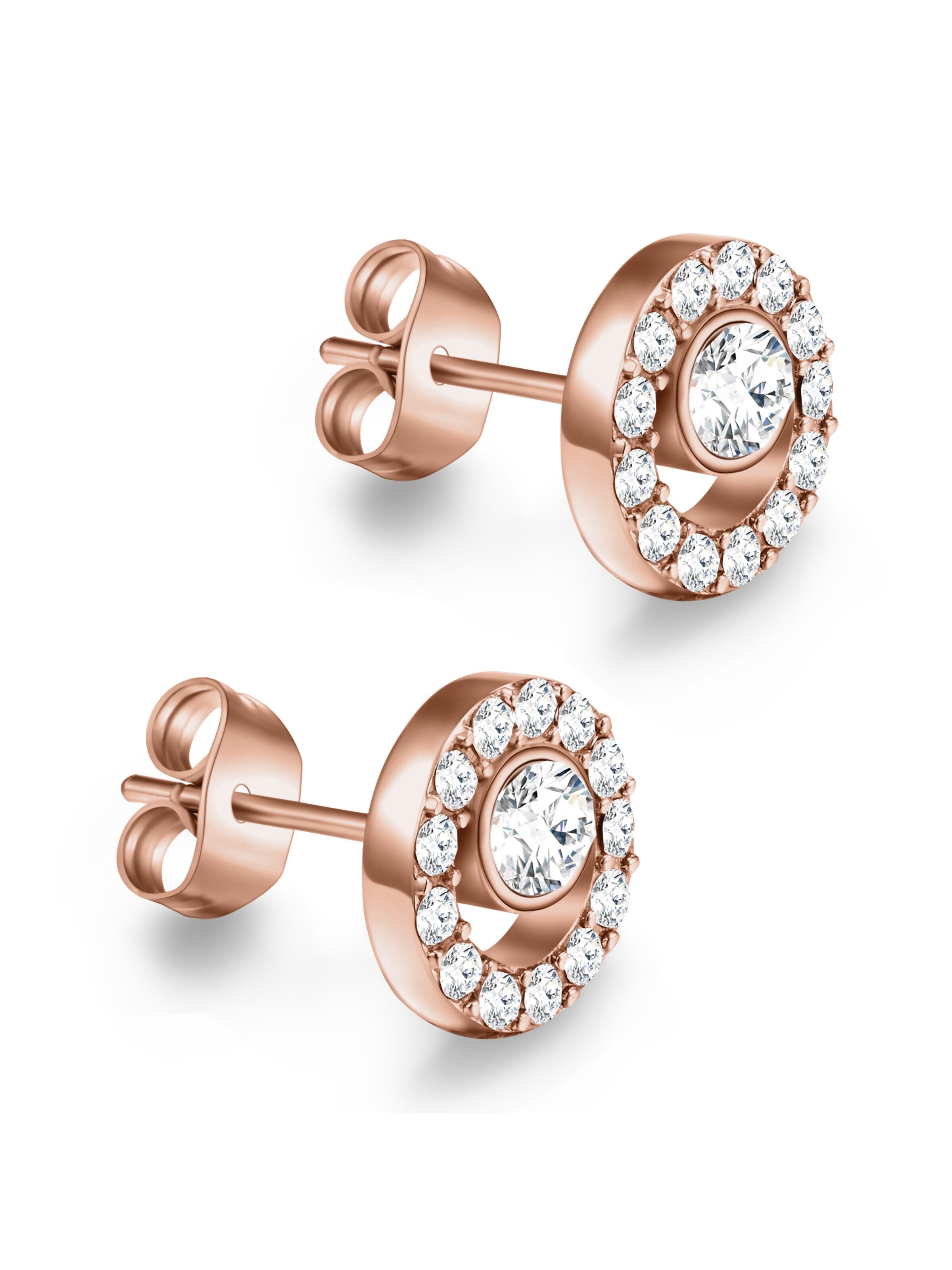 day berlin Oorbellen 'Stone' in Goud
