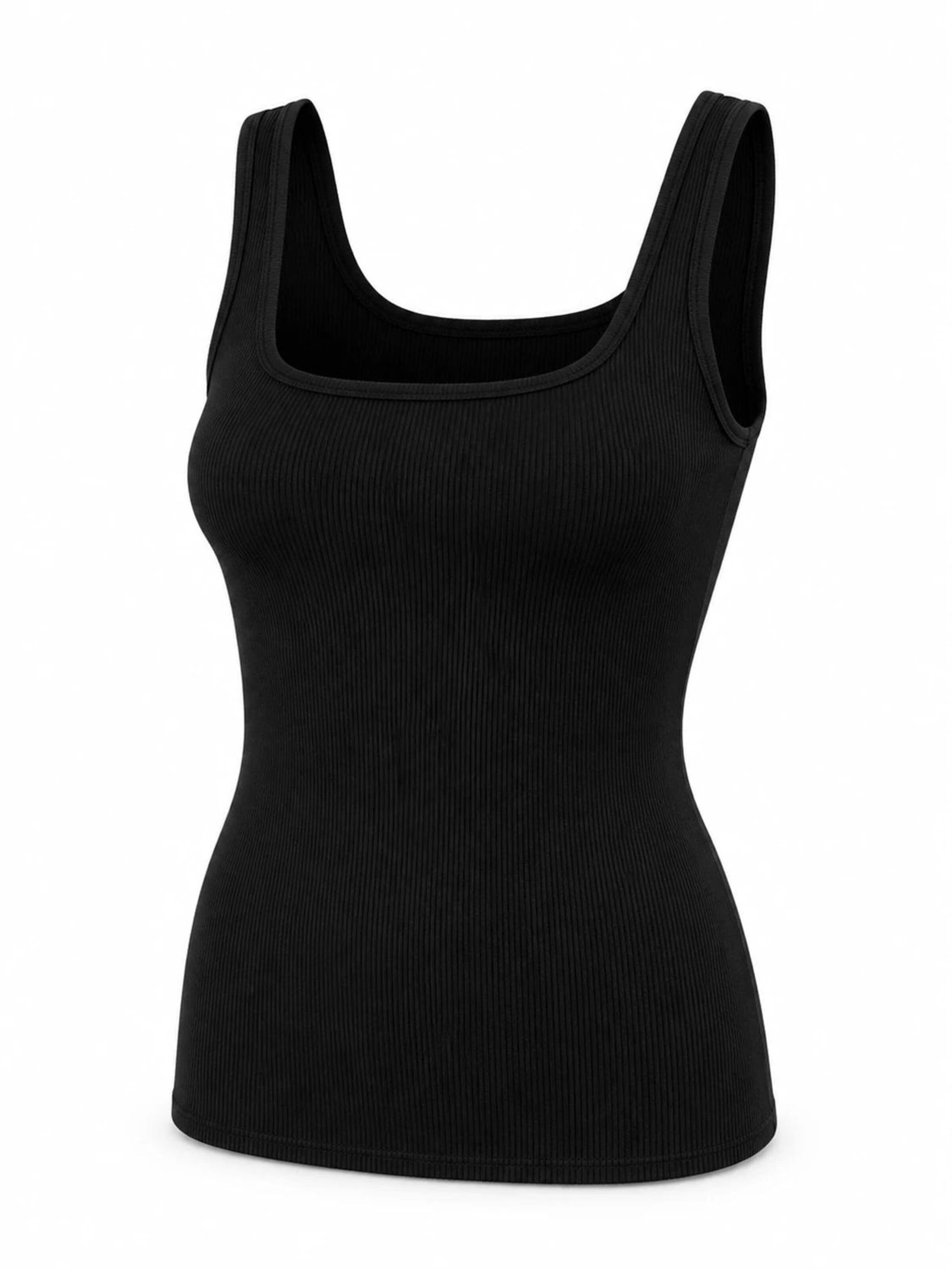 AOTTORI Top‌‌‌‌‌‌‌‌‌ in Schwarz: Vorderseite