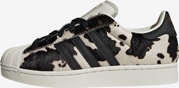juoda ADIDAS ORIGINALS Sportbačiai be auliuko 'Superstar II': priekis