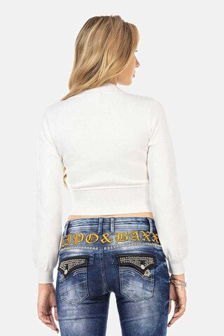 Pull-over CIPO & BAXX en blanc