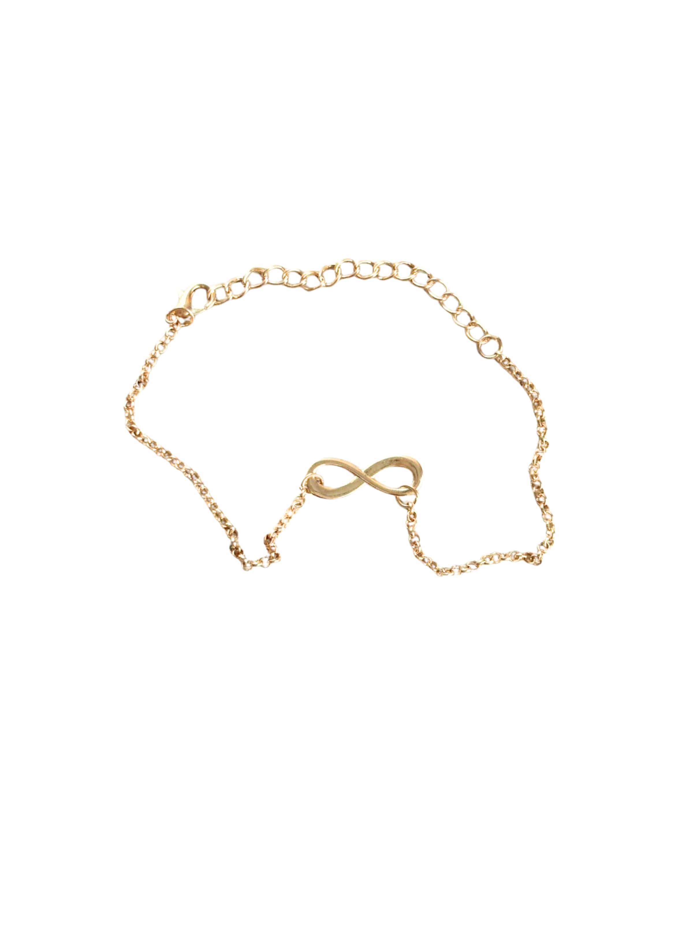 Good to Blue Fußschmuck 'Endless Love Fußkettchen'‌‌‌‌‌‌‌ in Gold: Vorderseite