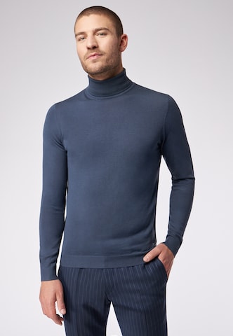 Pull-over ROY ROBSON en bleu : devant