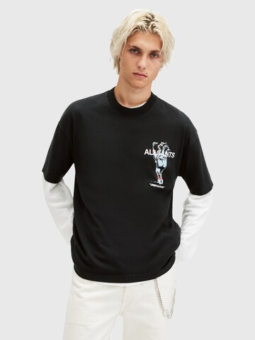 AllSaints Shirt 'UNDERGANG' in Black