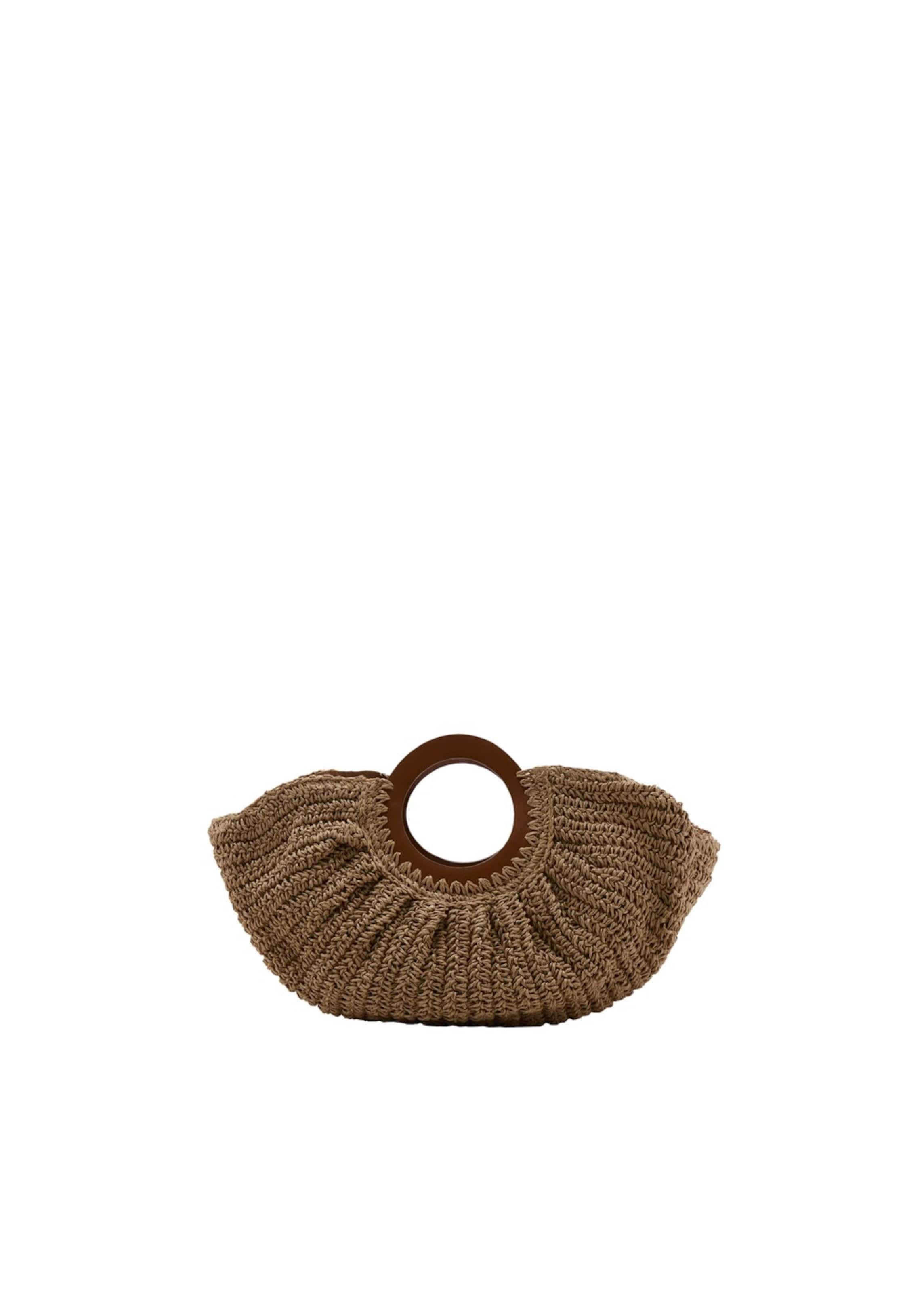 MANGO TEEN Handbag 'Elise' in Brown: front