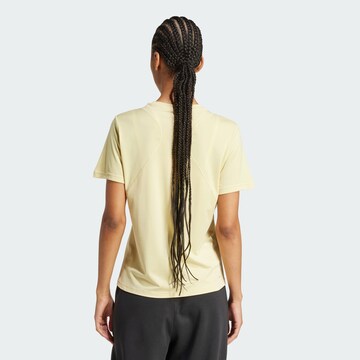 ADIDAS PERFORMANCE - Camiseta funcional 'Designed For Training' en amarillo