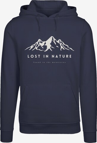 Pull-over 'Lost in nature' F4NT4STIC en bleu : devant